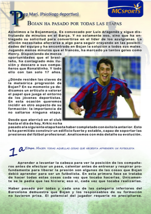 Bojan ha pasado por todas las etapas